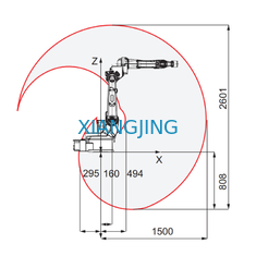 ربات جوشکاری کارکرده ABB 6 Axis IRB 1520ID Robot Welding Robot 4 کیلوگرم