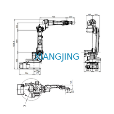 ربات جوشکاری کارکرده ABB 6 Axis IRB 1520ID Robot Welding Robot 4 کیلوگرم