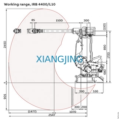 بازوی رباتیک صنعتی دست دوم ABB IRB 4400 Die Spraying Robot 6 Axis Robotic Arm