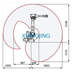 دستگاه ربات انسان نما 6 محوره ربات صنعتی ABB برای جابجایی مواد ABB IRB 2600ID