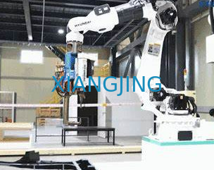 ربات جوشکاری بازوی 6 محور صنعتی ربات جوشکاری هیوندای HH10L با جوشکار و مشعل جوش